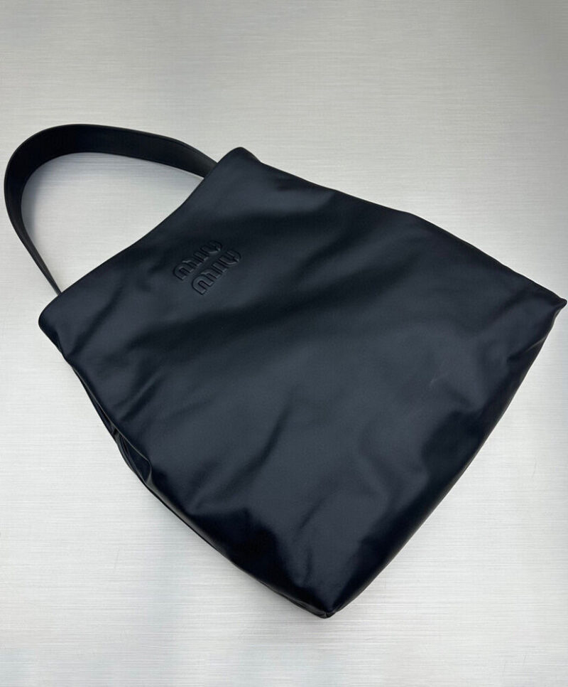 Miumiu Leather Shoulder Bag 5BC117 Black